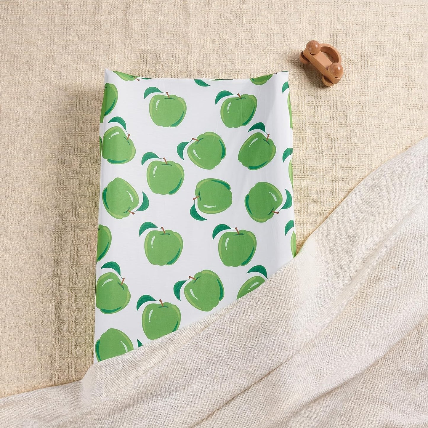 TILLYOU Baby Changing Pad Cover, Changing Table Cover for Girls Boys, Ultra Soft Breathable, 2 Pack