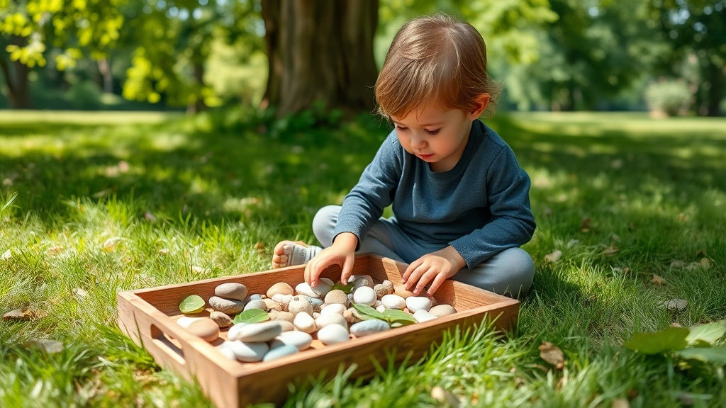 Nature-Based Play: Leaves, Pebbles & Open-Ended Wonder