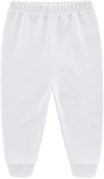 Unisex Newborn Baby Cotton 4-Pack Pants Embroidery Pringting Casual Leggings 0-24 Months for Boys