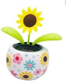 1Pc Sunflower Solar Dancing Decor for Car, Solar Decors,Solar Powered Swinging Animated Dancer