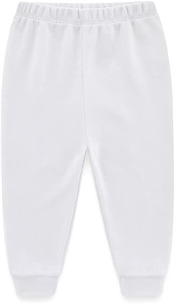 Unisex Newborn Baby Cotton 4-Pack Pants Embroidery Pringting Casual Leggings 0-24 Months for Boys
