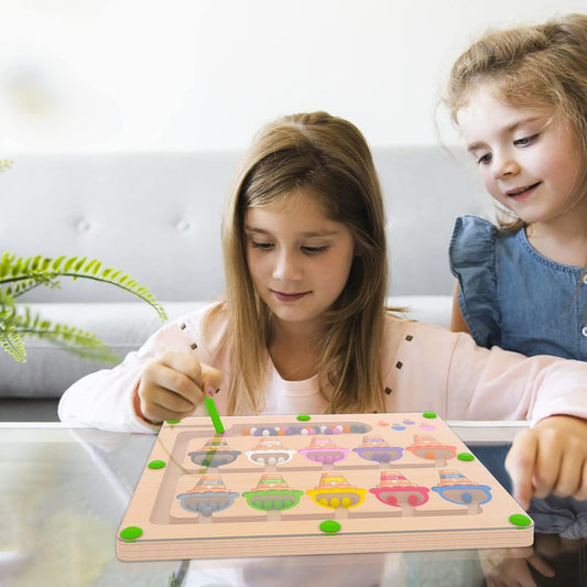 Montessori Magnetic Maze – Boost Focus & Learning Through Play (Ages 3+)