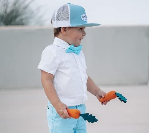 Baby Hats - Baseball Hat, Newborn Youth Flat Brim Mesh Trucker Surf Skate Bubba Bro Fitted Beach