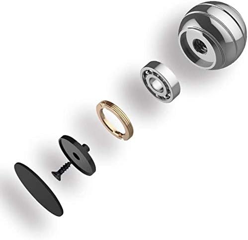 Kinetic Desk Toys,Full Body Optical Illusion Spinner Ball,Gifts for Men,Women,Kids 1.5” Size