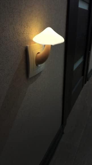 AUSAYE 4 Pack Plug in Night Light, Mushroom Light LED Nightlights for Kids, Adults, Bedroom