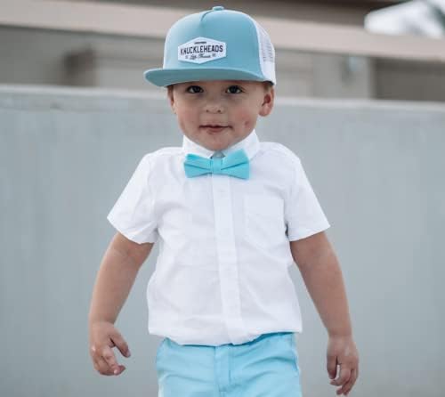 Baby Hats - Baseball Hat, Newborn Youth Flat Brim Mesh Trucker Surf Skate Bubba Bro Fitted Beach