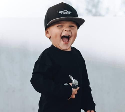 Baby Hats - Baseball Hat, Newborn Youth Flat Brim Mesh Trucker Surf Skate Bubba Bro Fitted Beach