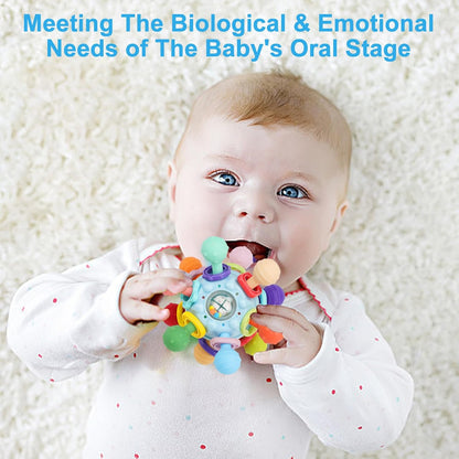 Baby Sensory Toy – Teething Relief & Brain Development for Infants (0–12 Months)