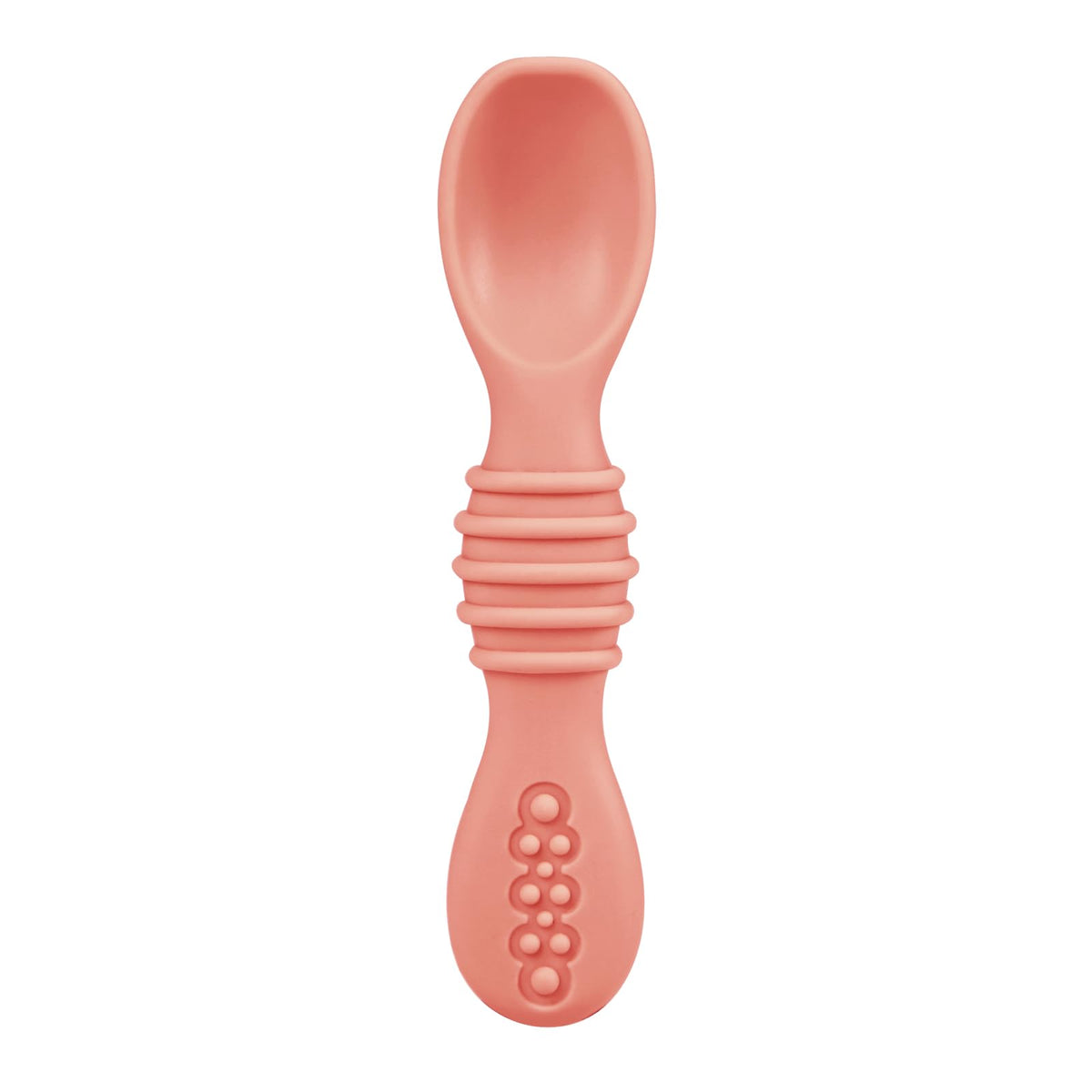 PandaEar 6 Pack Silicone Baby Spoons - Self Feeding Utensils 6-12 Months - Infant Spoons First