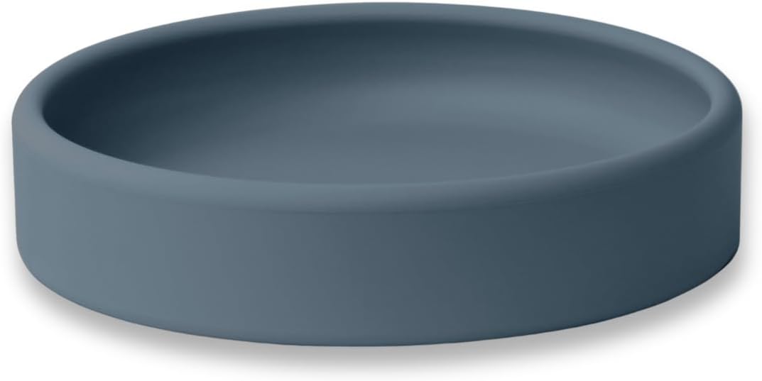 Solid Plate, Weighted Baby Toddler Plate, Silicone Plates for Baby, No-Division Kid Plates