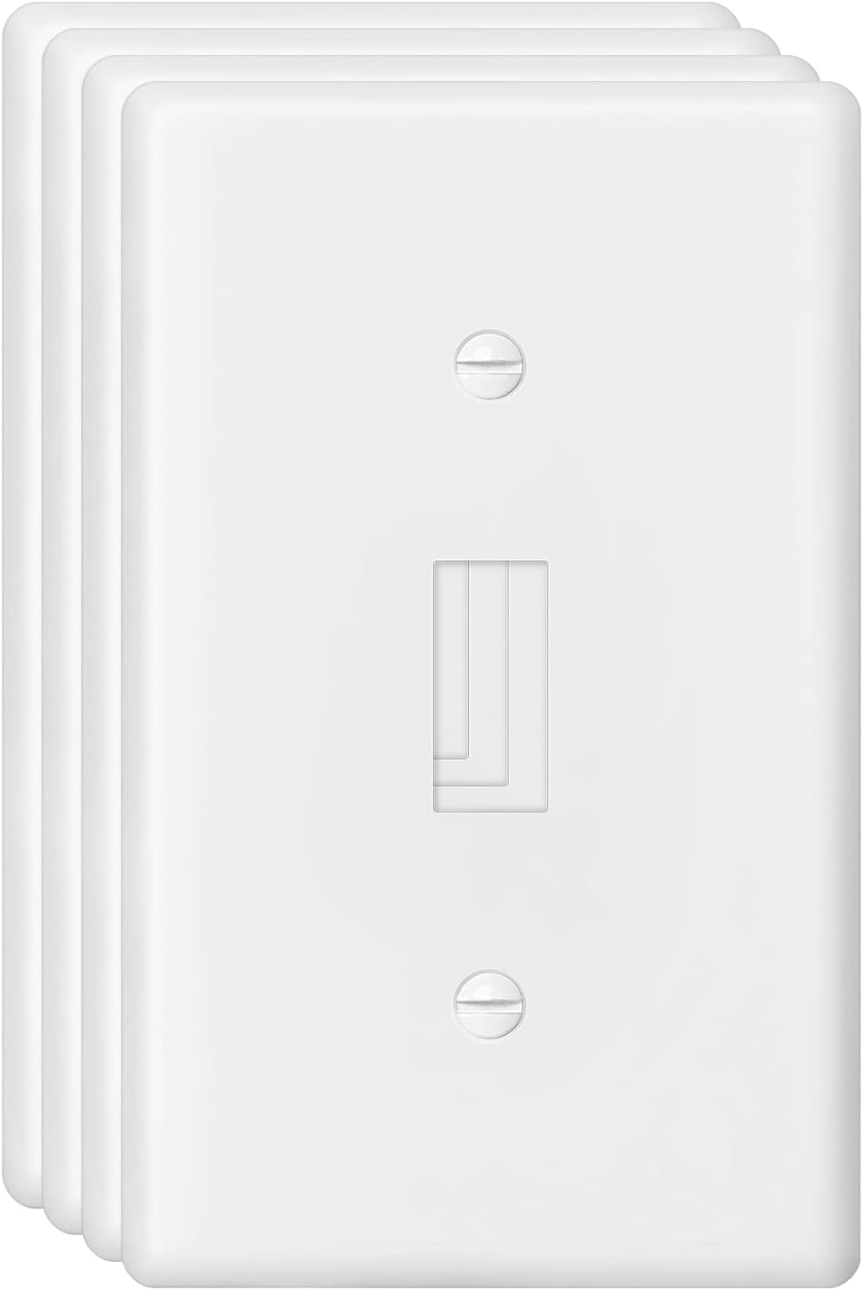 Decorator Wall Plate Toggle Light Switch Plate Outlet Cover,Unbreakable Polycarbonate