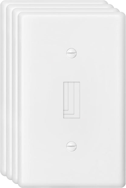 Decorator Wall Plate Toggle Light Switch Plate Outlet Cover,Unbreakable Polycarbonate