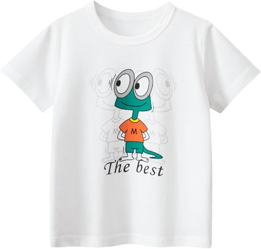 Boys' 4-Pack Excavator Short Sleeve Crewneck T-Shirts Top Tee Size 2-7 Years Toddler Boys' Value