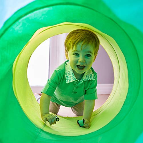 LOVEVERY | The Organic Cotton Play Tunnel | Pop-Up & Collapsible Play Tunnel with Organic Cotton