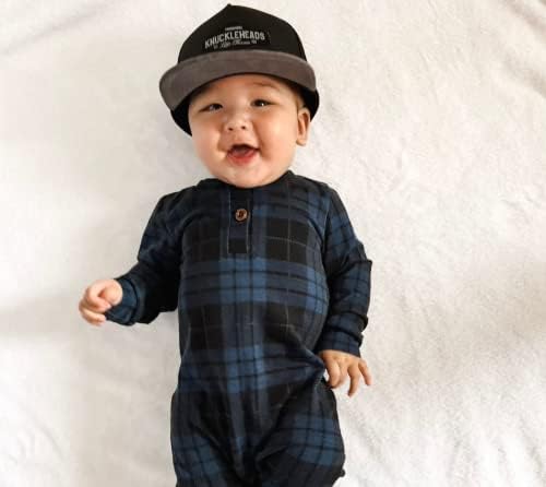 Baby Hats - Baseball Hat, Newborn Youth Flat Brim Mesh Trucker Surf Skate Bubba Bro Fitted Beach