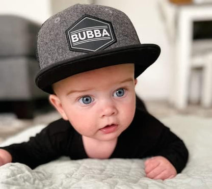 Baby Hats - Baseball Hat, Newborn Youth Flat Brim Mesh Trucker Surf Skate Bubba Bro Fitted Beach
