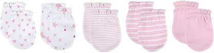 Unisex Baby Cotton Scratch Mittens For Newborn Baby Boys Girls Mittens Accessory 0-6 Months