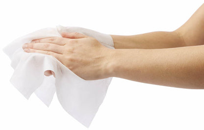 Medline Ultrasoft Dry Baby Wipes, Gentle Disposable Cleansing Cloths, 1,200 Count, Dry Wipe Size is