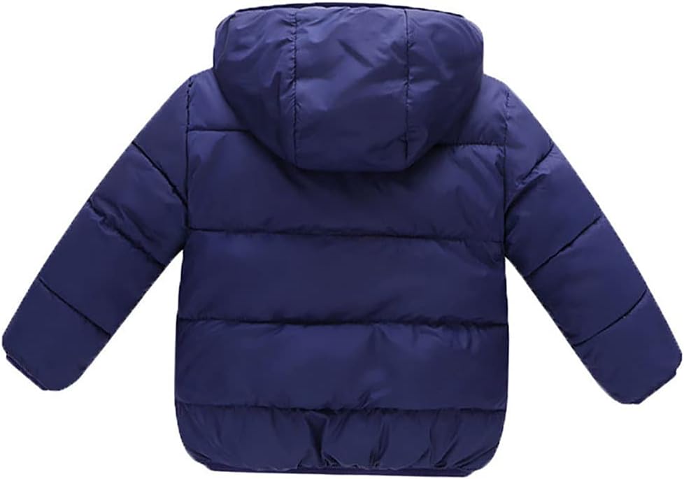 Baby Girls Boys' Winter Fleece Jackets With Hooded Toddler Cotton Dress Warm Lined Coat Outer