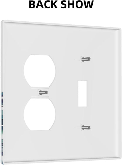 Wallplates Vibrant Turtle Seagrass Watercolor Painting 1 Toggle 1 Duplex Switch Plate Electrical