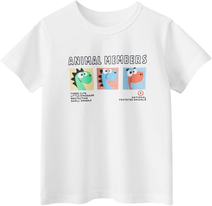 Boys' 4-Pack Excavator Short Sleeve Crewneck T-Shirts Top Tee Size 2-7 Years Toddler Boys' Value