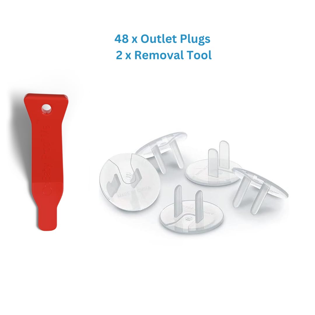48 Pack Outlet Covers Baby Proofing, Provide Shock Prevention and Easy Installation, Safe and