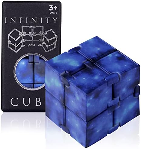 Infinity Cube Toy Fidget Galaxy, Fidget Sensory Cube Toy for Kids and Adults for Stress Relief and
