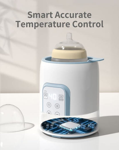 GROWNSY Bottle Warmer, 8-in-1 Fast Baby Milk Warmer with Timer for Breastmilk or Formula, Accurate