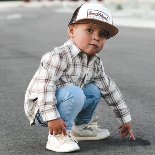 Baby Hats - Baseball Hat, Newborn Youth Flat Brim Mesh Trucker Surf Skate Bubba Bro Fitted Beach