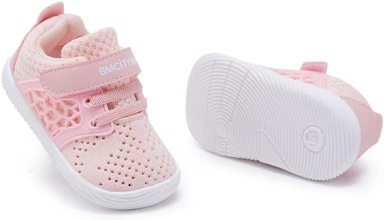 BMCiTYBM Baby Boy Girl Shoes Breathable Mesh Walking Shoes Lightweight Non-Slip Sneakers Infant
