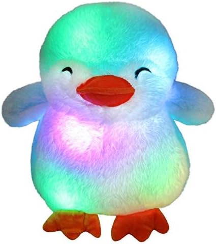 Glow Guards Light up Penguin Stuffed Animal Snuggle Soft Plush Toy with LED Night Lights Glow