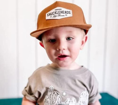 Baby Hats - Baseball Hat, Newborn Youth Flat Brim Mesh Trucker Surf Skate Bubba Bro Fitted Beach