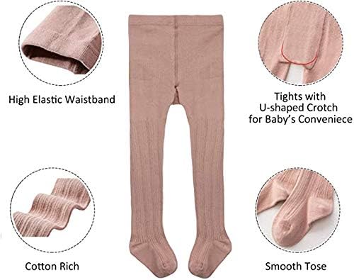 American Trends Baby Tights Non Slip Skid Baby Girl Tight Toddler Stocking Pants Cable Knit Infant