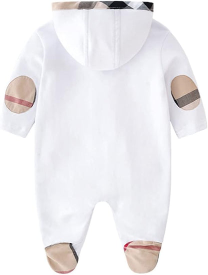 Unisex Toddler Baby Boy Romper Jumpsuit Cotton Long Sleeve Newborn Baby Boy Bodysuit One-Piece