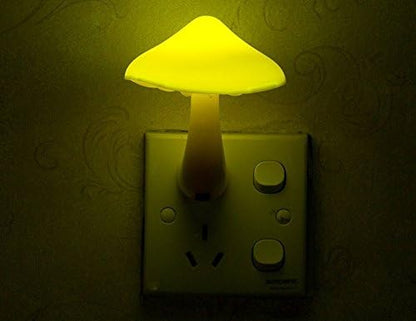 AUSAYE 2Pack Mushroom Night Light Plug in Lamp,Led Lights for Adults Kids Baby Children NightLight