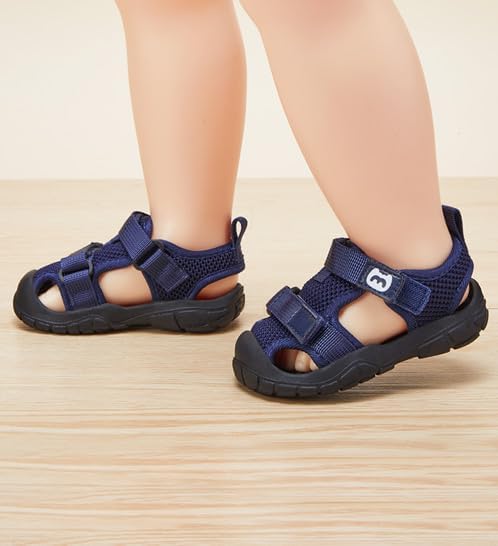 BMCiTYBM Baby Boy Girl Closed Toe Summer Sandals Lightweight Shoes Infant Non-Slip First Walking