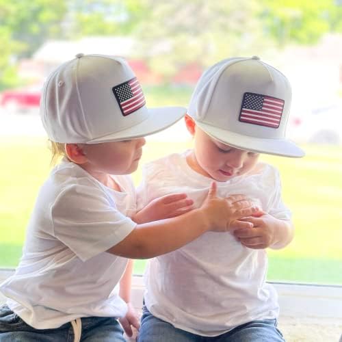 Baby Hats - Baseball Hat, Newborn Youth Flat Brim Mesh Trucker Surf Skate Bubba Bro Fitted Beach