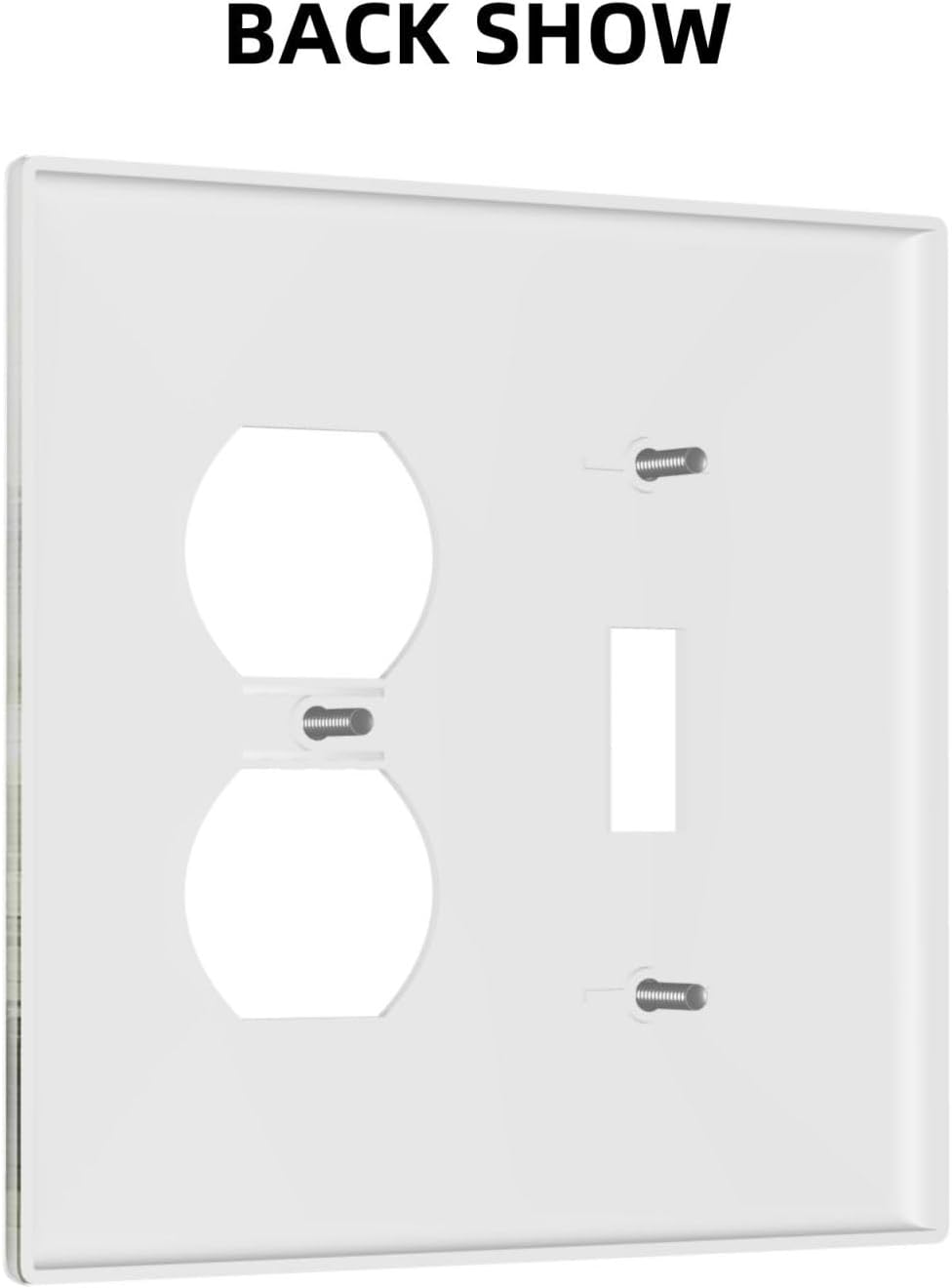 Wallplates Green Forest Watercolor Painting Foggy Pine 1 Toggle 1 Duplex Switch Plate Electrical