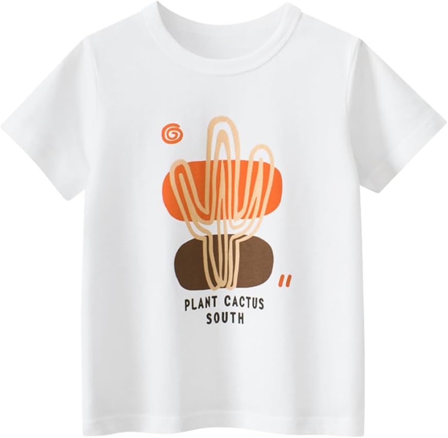 Boys' 4-Pack Excavator Short Sleeve Crewneck T-Shirts Top Tee Size 2-7 Years Toddler Boys' Value