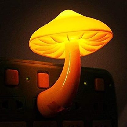 Sensor LED Night Lights for Adults Kids NightLight Cute Mushroom Night Light Plug in Wall Lamps for