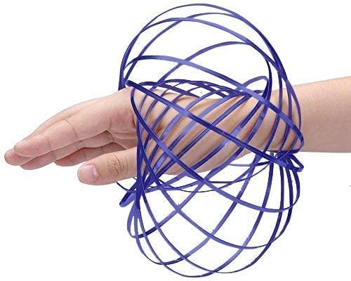Digital Energy Kinetic Educational Spring Toy - Multi Sensory Interactive 3D Shaped Flow Ring