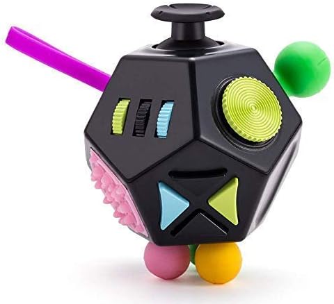 12 Sides Cube Toys,Fidget Toys Relieves Stress and Anxiety for Kids,Teens and Adults with