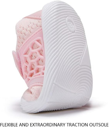BMCiTYBM Baby Boy Girl Shoes Breathable Mesh Walking Shoes Lightweight Non-Slip Sneakers Infant