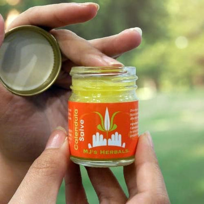 MJ's Herbals Calendula Salve - Skin Soothing Balm, Eczema Cream, Diaper Rash, Scars, Bug Bites