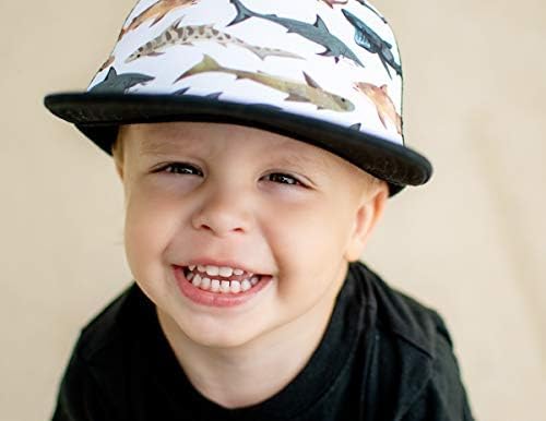 Baby Hats - Baseball Hat, Newborn Youth Flat Brim Mesh Trucker Surf Skate Bubba Bro Fitted Beach