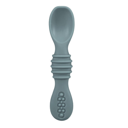 PandaEar 6 Pack Silicone Baby Spoons - Self Feeding Utensils 6-12 Months - Infant Spoons First