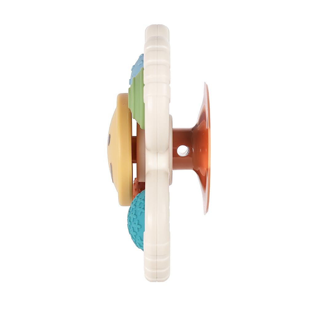 Itzy Ritzy Fidget Toy with Sensory Poppers & Suction Cup; Fidget Toy Sticks to Highchairs, Tables