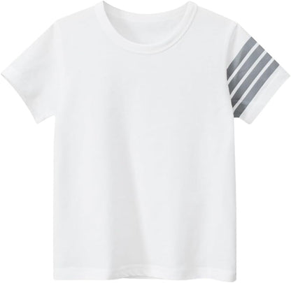 Boys' 4-Pack Excavator Short Sleeve Crewneck T-Shirts Top Tee Size 2-7 Years Toddler Boys' Value