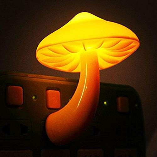 AUSAYE 4 Pack Plug in Night Light, Mushroom Light LED Nightlights for Kids, Adults, Bedroom