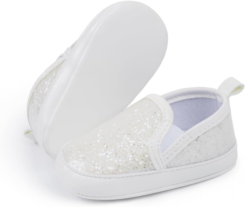 Morbido Infant Baby Boys Girls Canvas Sneaker Toddler Slip On Anti Skid Newborn First Walkers Candy